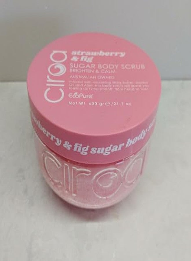 Ciroa, Strawberry & Fig, Sugar Body Scrub, Infused with Nourishing Shea Butter, Jajoba Oil & Aloe, 21.1 oz (600gr) For All Types of Skin (Pack Of One) - Image 4